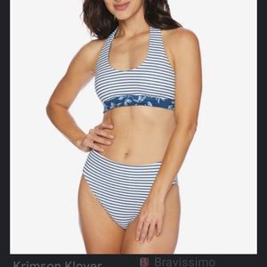 Two Piece Reversible Swimsuit Size Large By Splendid New With Tags